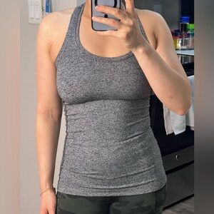 Gray lululemon tank top
